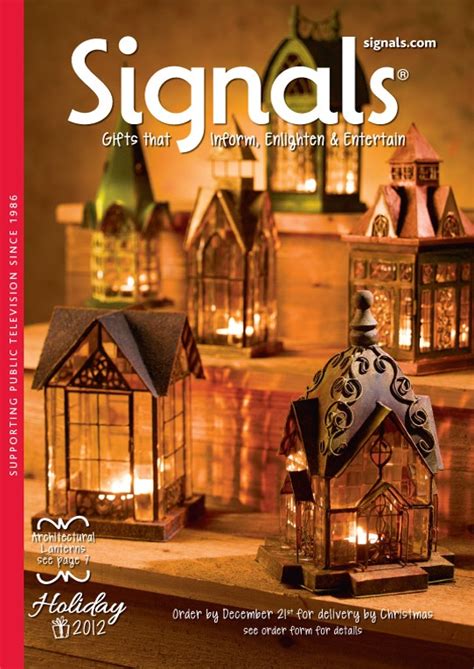 Signals com - Request a Catalog. Please complete this form to receive a complimentary issue of our Signals catalog. Get the latest deals and more. Signals is your online catalog of uniquely thoughtful personalized gifts, clothing, jewelry, accessories, home décor, and more gifts for all ages and occasions!